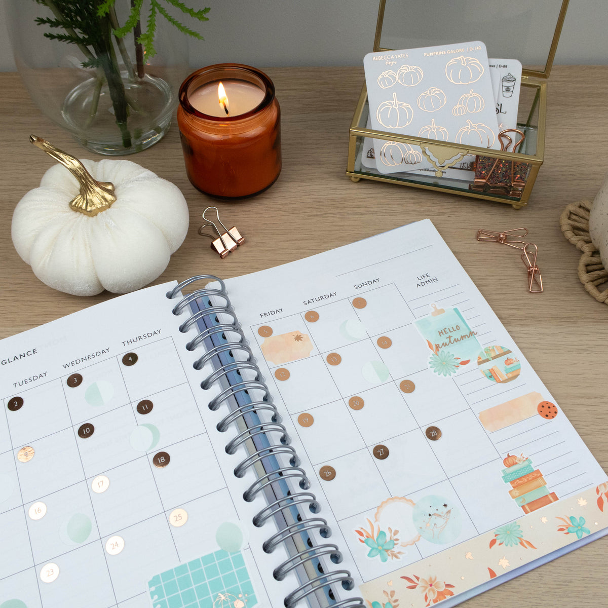 AUTUMN BAKERY - CLASSIC PLANNING KIT - Rebecca Yates
