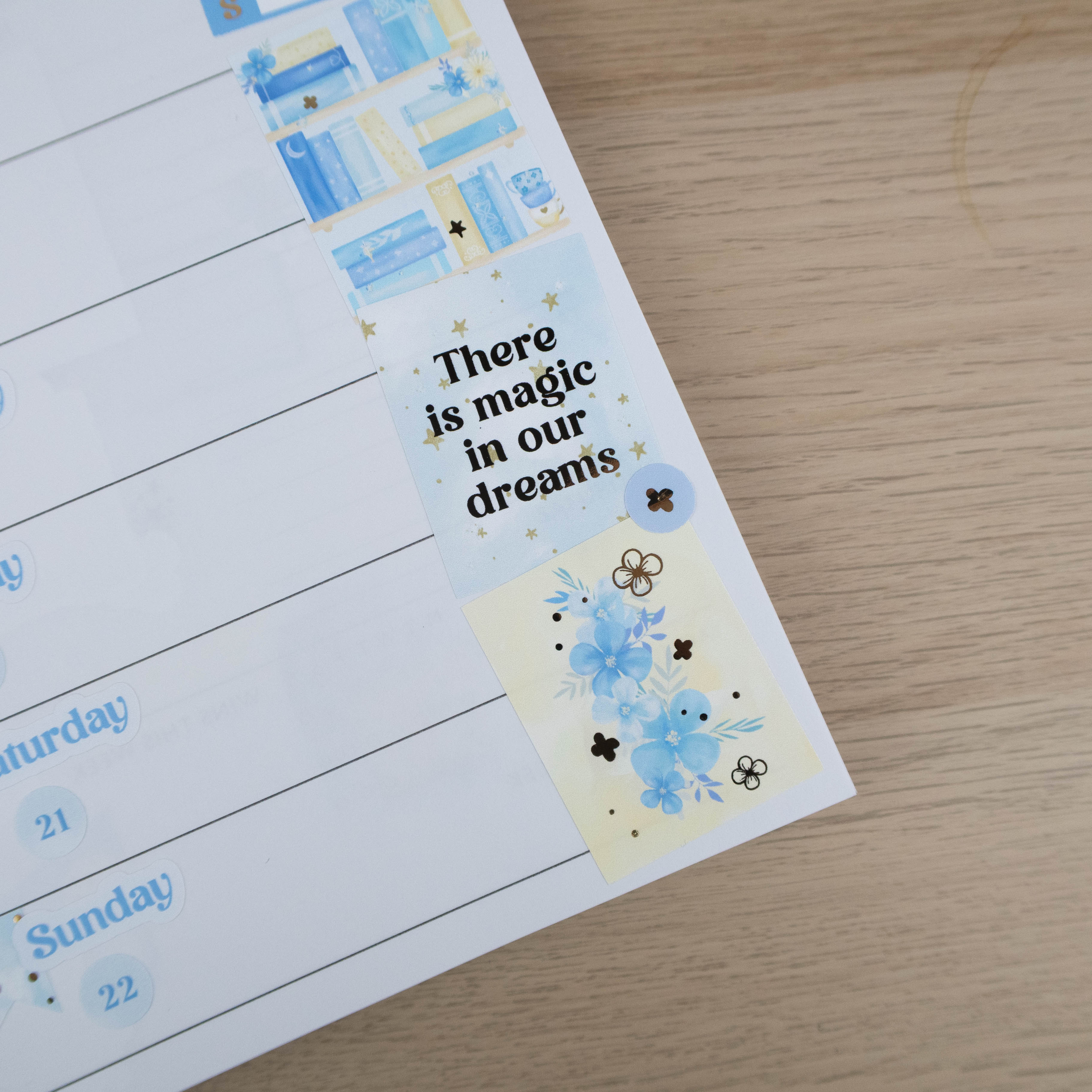 DAYDREAMER SOCIETY FULL BOXES  - PLANNER STICKER SHEET - Rebecca Yates