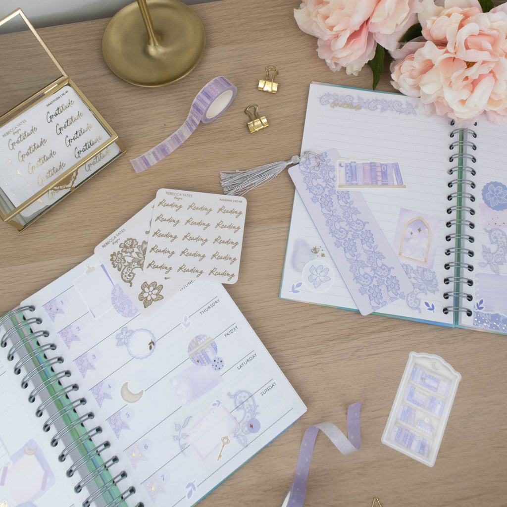 LACE  - STICKER SHEET (TRANSPARENT) - Rebecca Yates