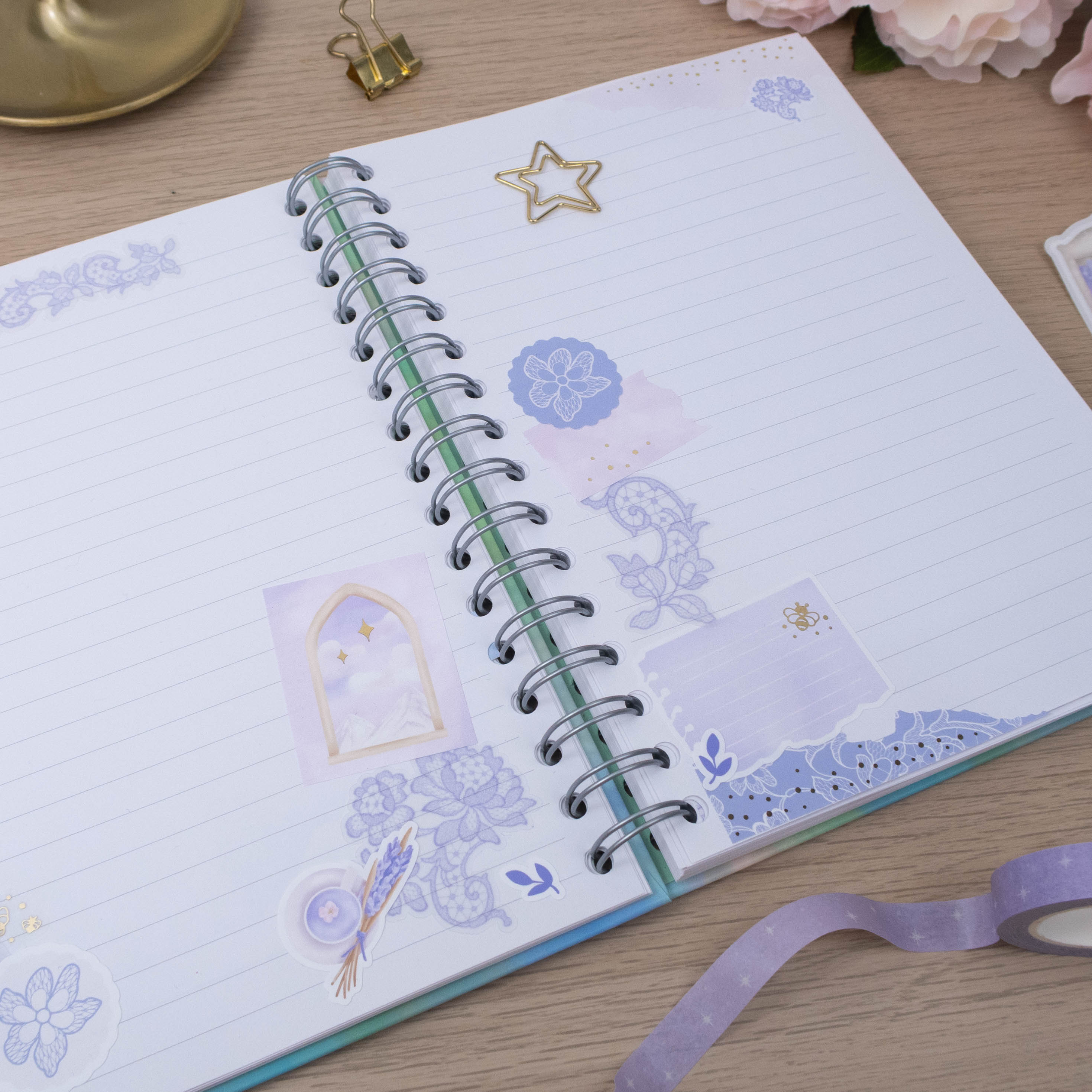 LACE  - STICKER SHEET (TRANSPARENT) - Rebecca Yates