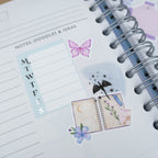 TWILIGHT WATERCOLOUR SWATCHES  - PLANNER STICKER SHEET - Rebecca Yates