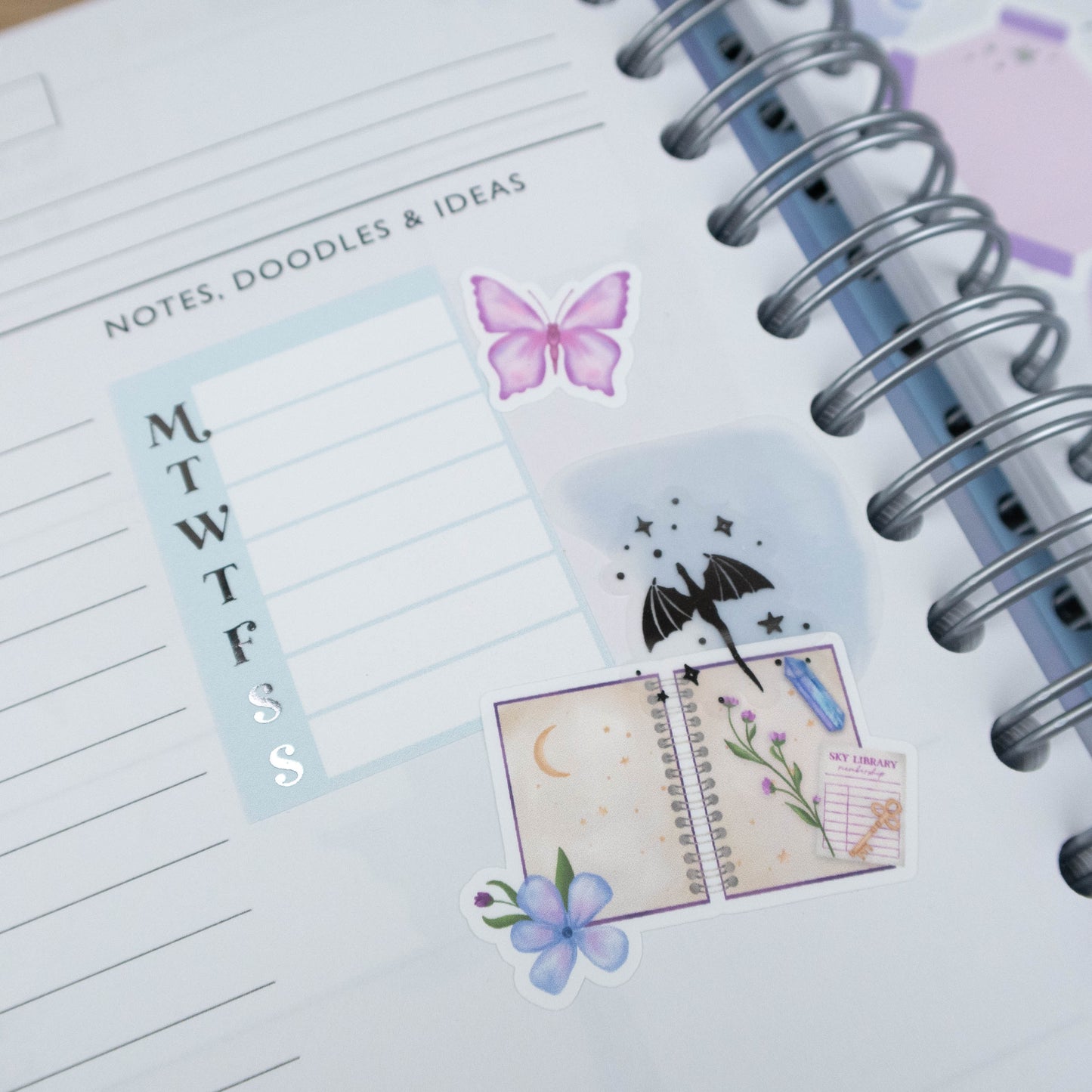 TWILIGHT WATERCOLOUR SWATCHES  - PLANNER STICKER SHEET