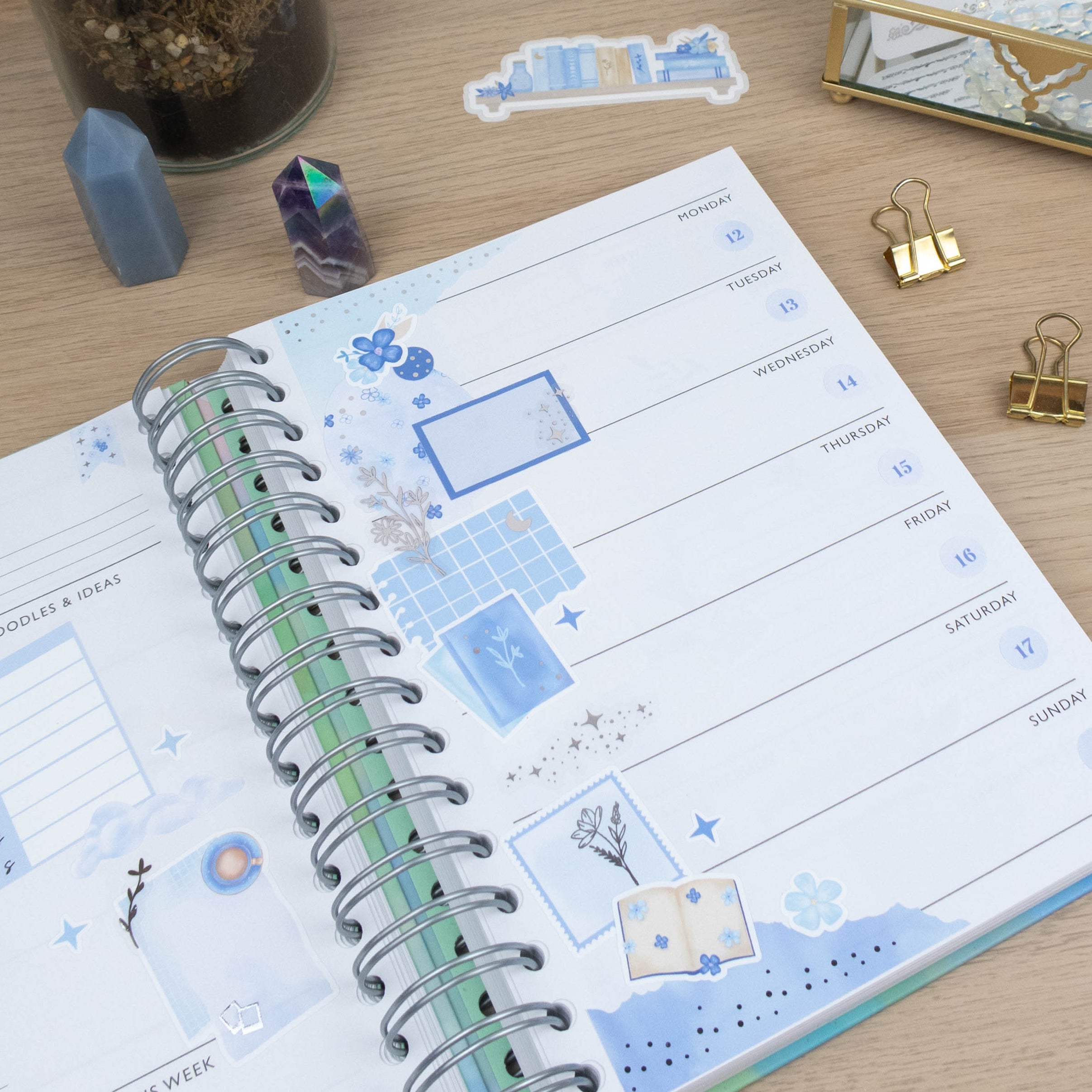 SPARKLES - FOILED STICKER SHEET - Rebecca Yates