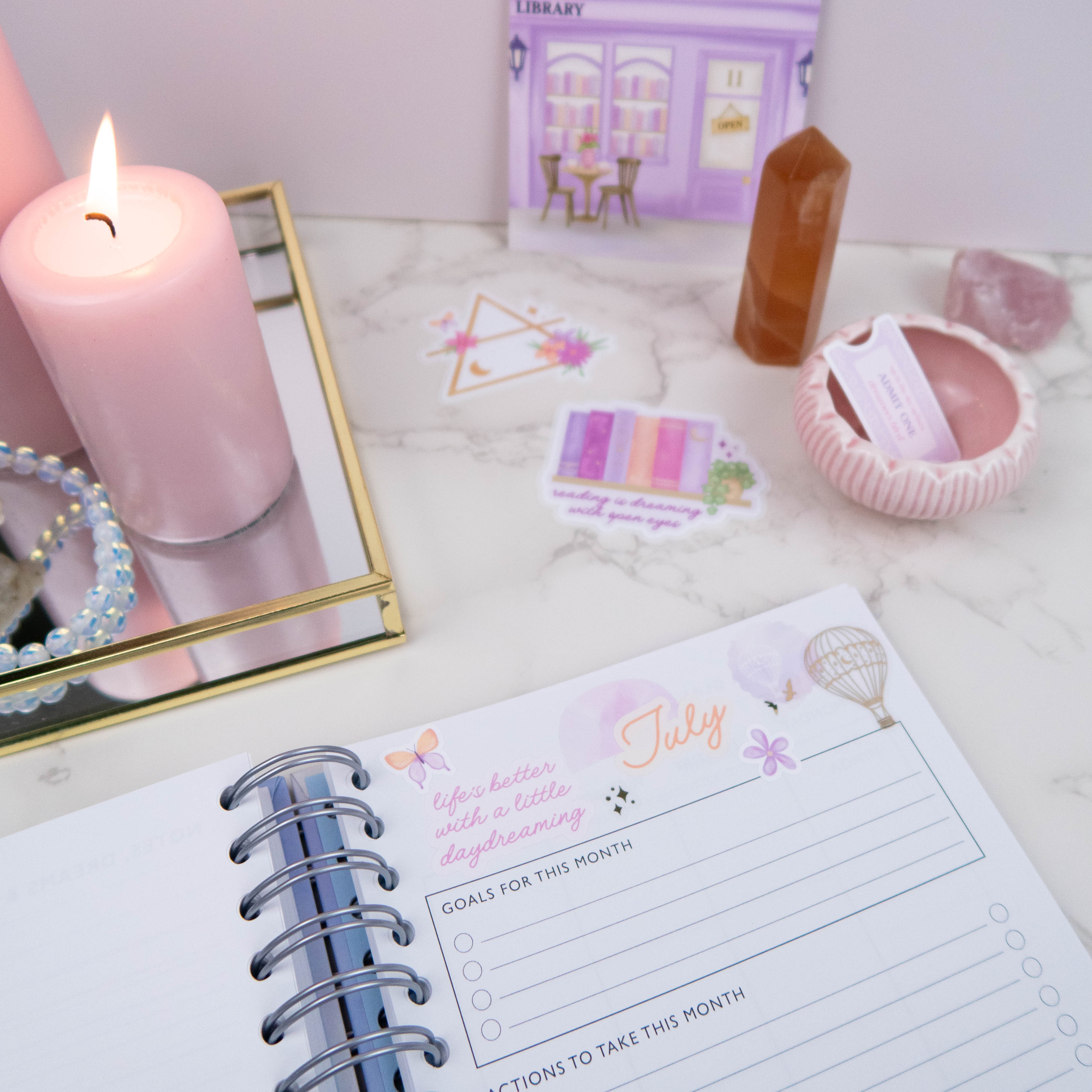 MONTHLY PLANNING STICKER SUBSCRIPTION (OPEN UNTIL 14TH JUNE) - Rebecca Yates