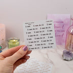 I CAN MANTRAS - FOILED QUOTES STICKER SHEET - Rebecca Yates