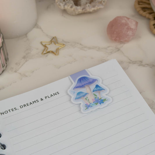 SECRET GARDEN TOADSTOOLS  - MAGNETIC BOOKMARK