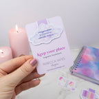IMAGINATION IS A PORTAL TO WORLDS UNSEEN   - MAGNETIC BOOKMARK - Rebecca Yates