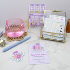 DREAMY FLOWERS   - MAGNETIC BOOKMARK - Rebecca Yates