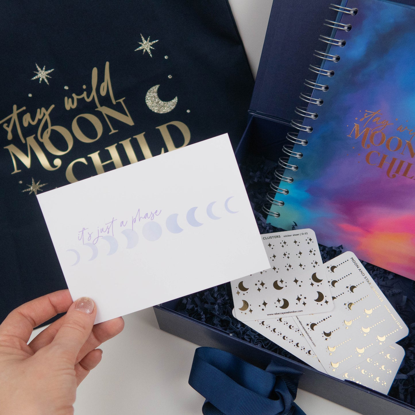 MOON CHILD PERSONALISED JOURNAL & TOTE GIFT SET