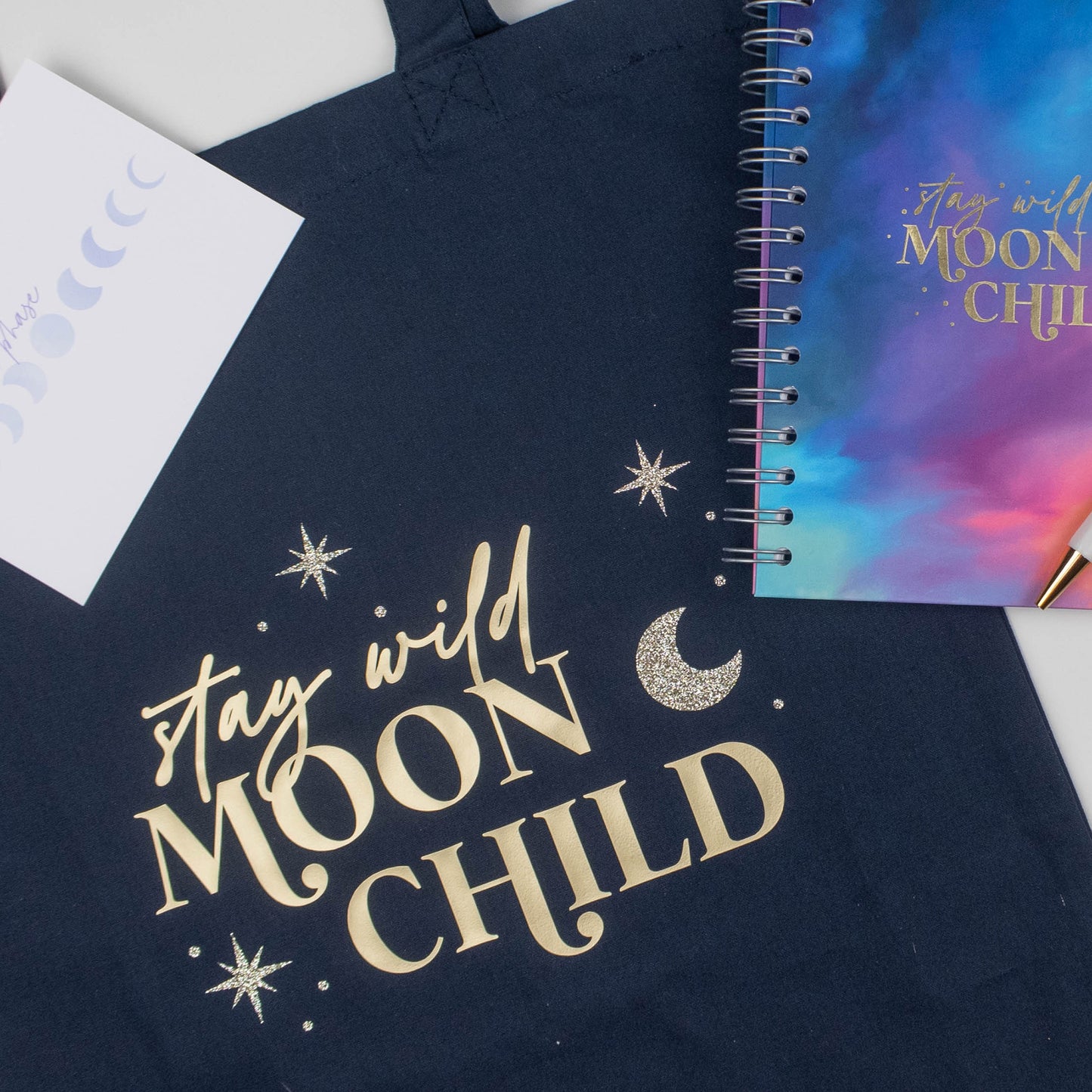 MOON CHILD PERSONALISED JOURNAL & TOTE GIFT SET