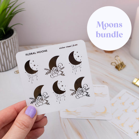 MOONS STICKER BUNDLE