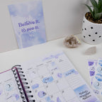 SPARKLY NUMBERS - FOILED PLANNER STICKERS - Rebecca Yates