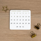 TYPEWRITER NUMBERS - FOILED PLANNER STICKERS - Rebecca Yates