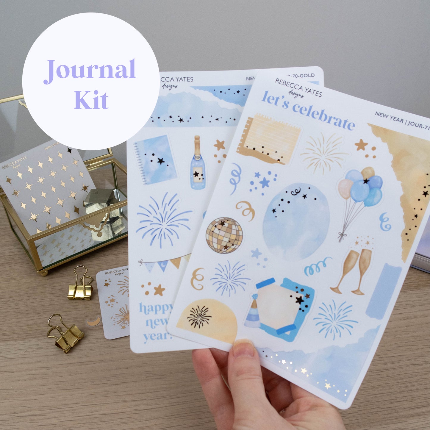 HAPPY NEW YEAR  - JOURNAL KIT