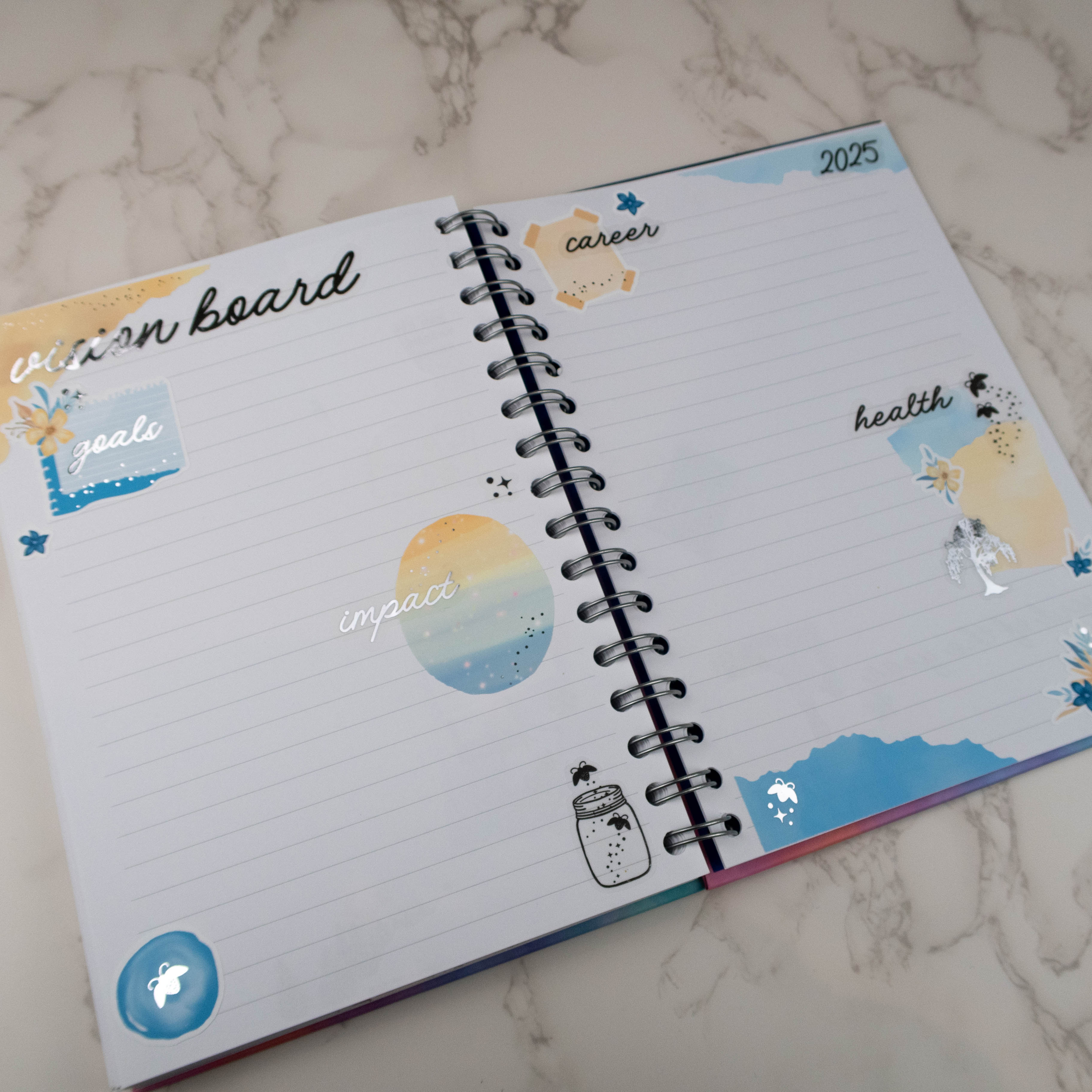 MAGIC JARS - FOILED STICKER SHEET - Rebecca Yates