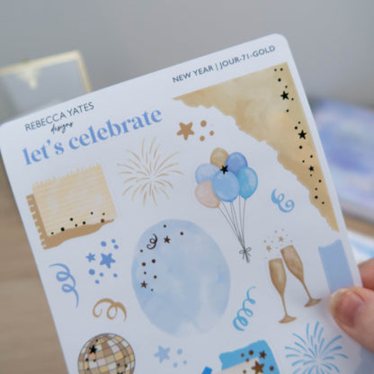 HAPPY NEW YEAR  - JOURNAL KIT