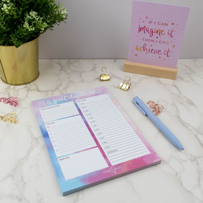 A GREAT DAY AHEAD - DAY PLANNER PAD (OPAL)