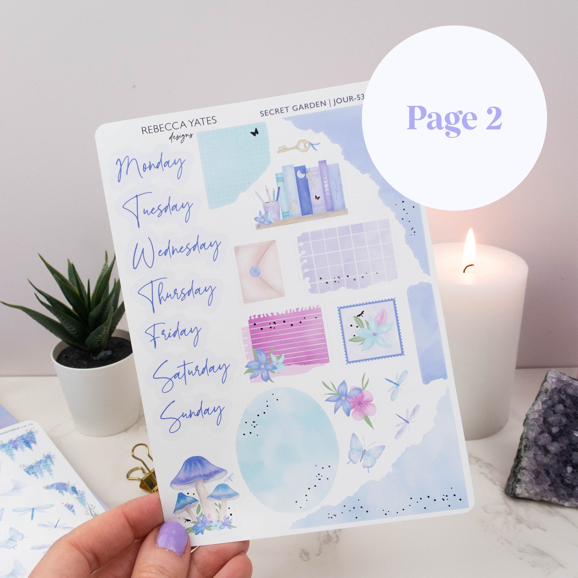 SECRET GARDEN - JOURNAL KIT - Rebecca Yates
