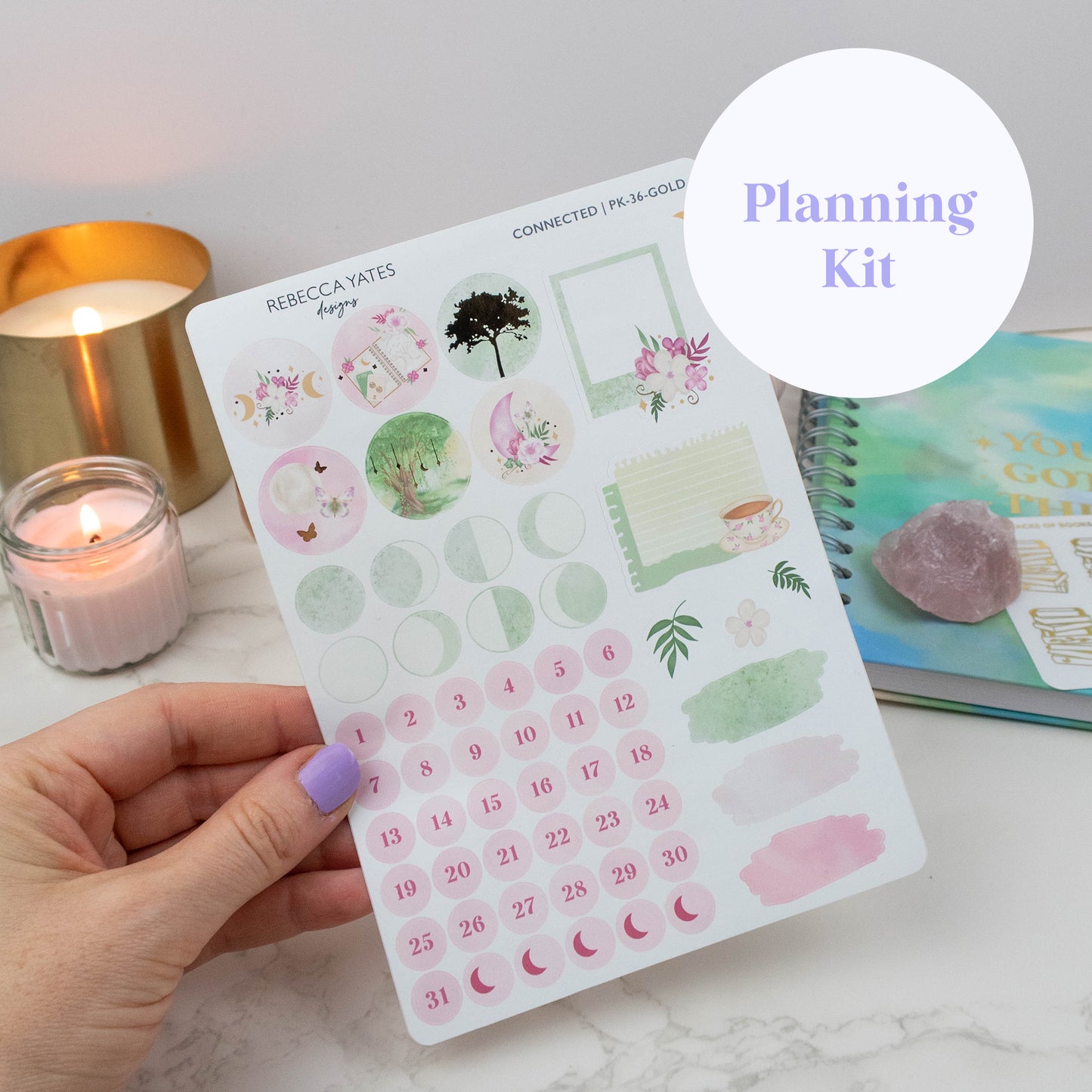 CONNECTED - BIG STICKER BUNDLE - Rebecca Yates
