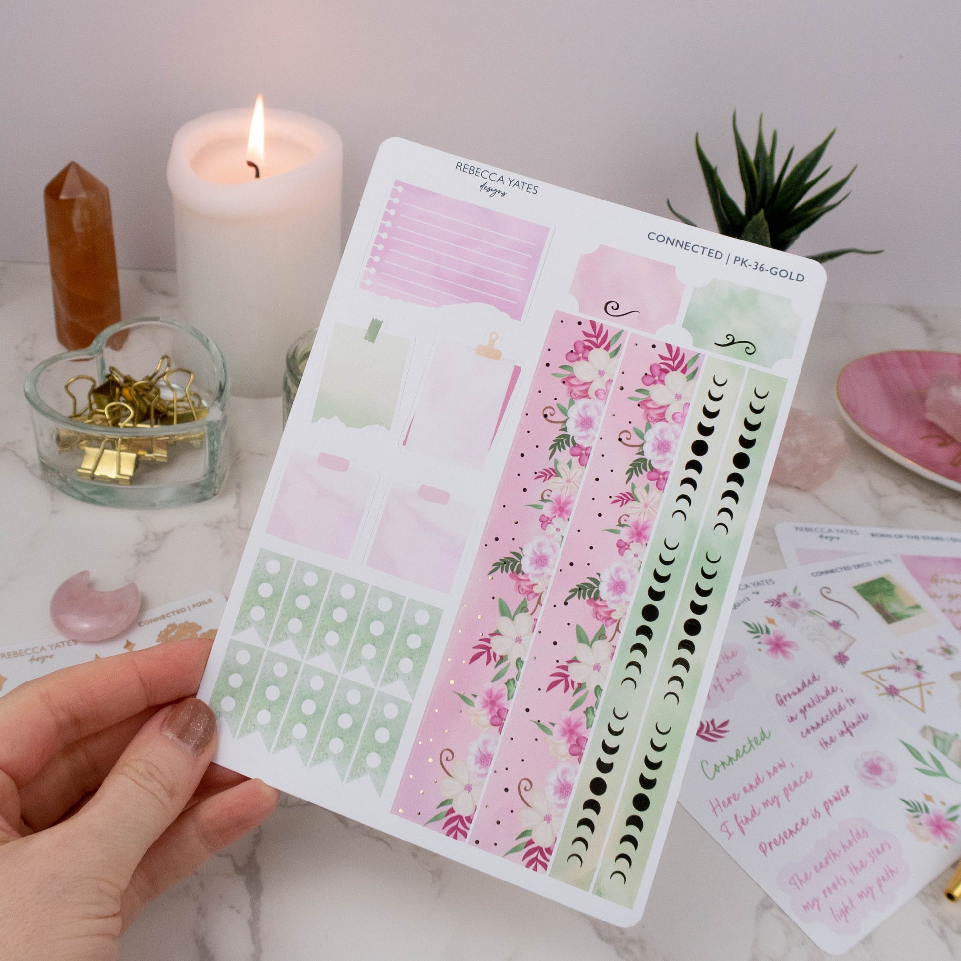 CONNECTED - BIG STICKER BUNDLE - Rebecca Yates
