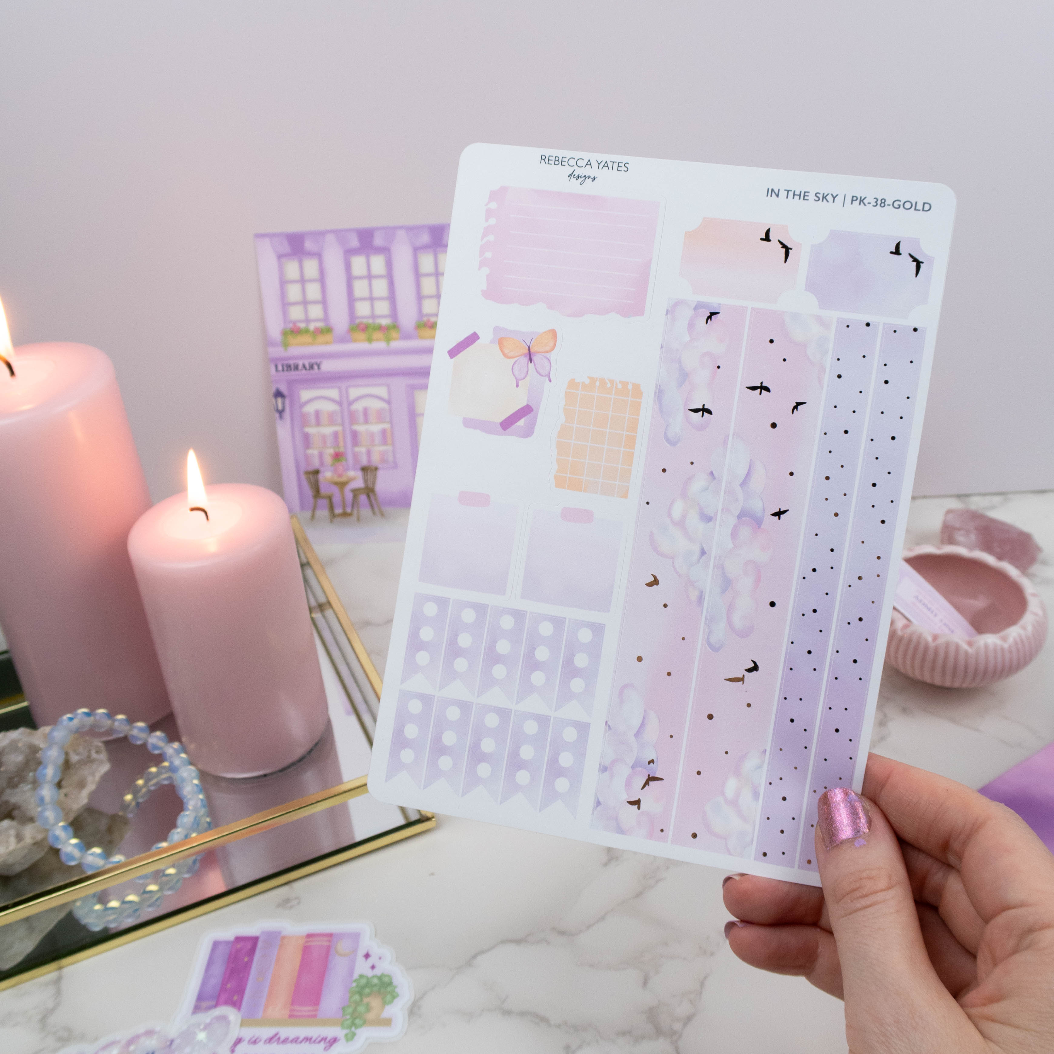 UP IN THE SKY - BIG CREATIVE STICKER BUNDLE - Rebecca Yates