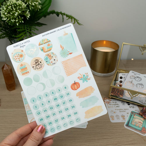 AUTUMN BAKERY - CLASSIC PLANNING KIT - Rebecca Yates