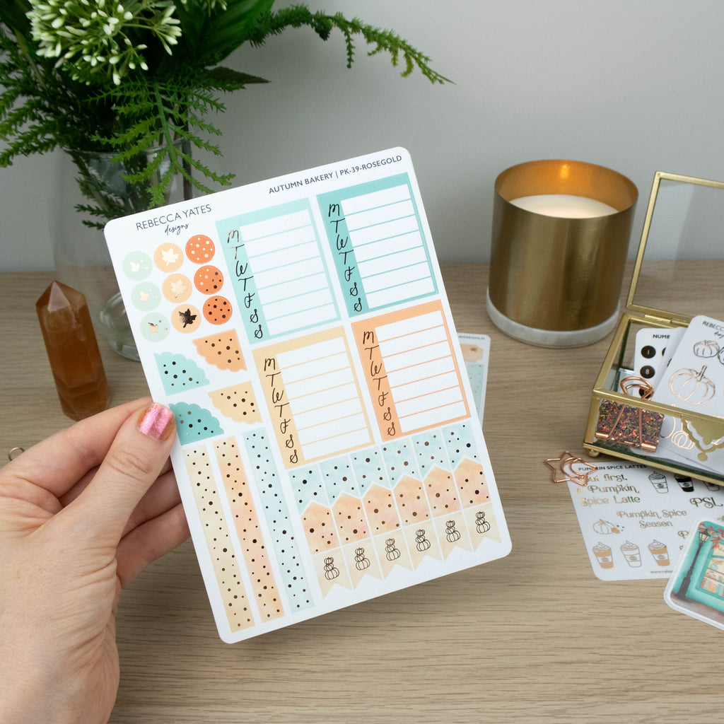 AUTUMN BAKERY - CLASSIC PLANNING KIT - Rebecca Yates
