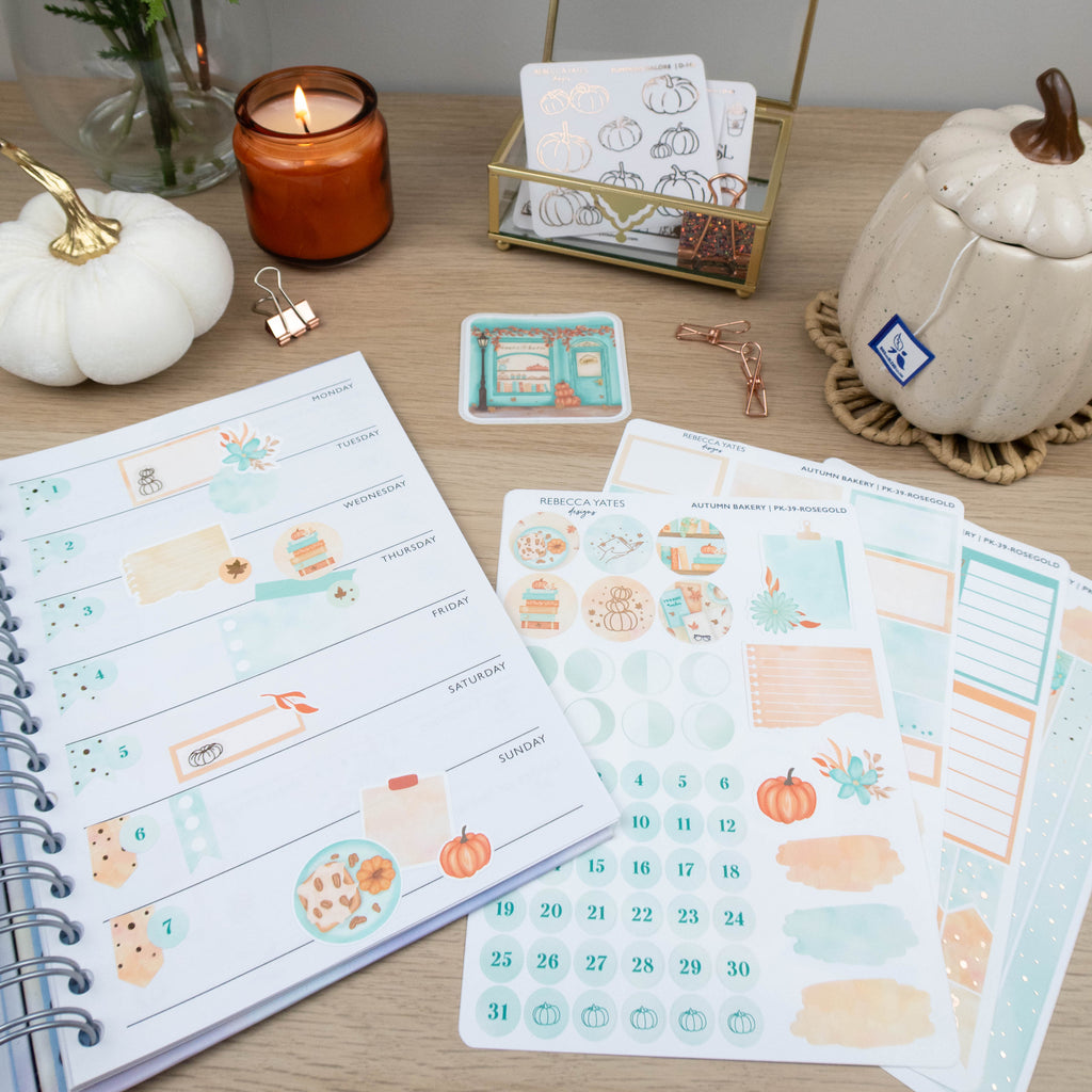 AUTUMN BAKERY - CLASSIC PLANNING KIT - Rebecca Yates