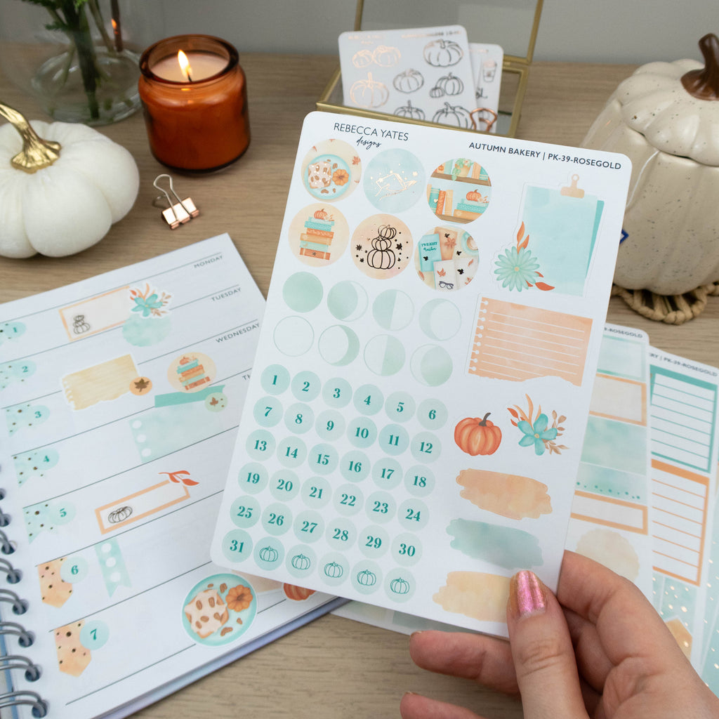 AUTUMN BAKERY - CLASSIC PLANNING KIT - Rebecca Yates