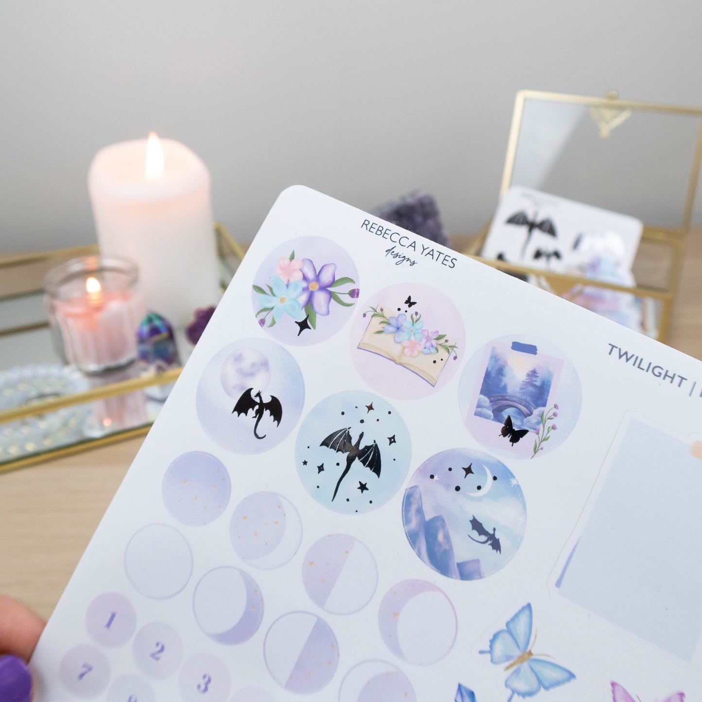 TWILIGHT - BIG CREATIVE STICKER BUNDLE - Rebecca Yates