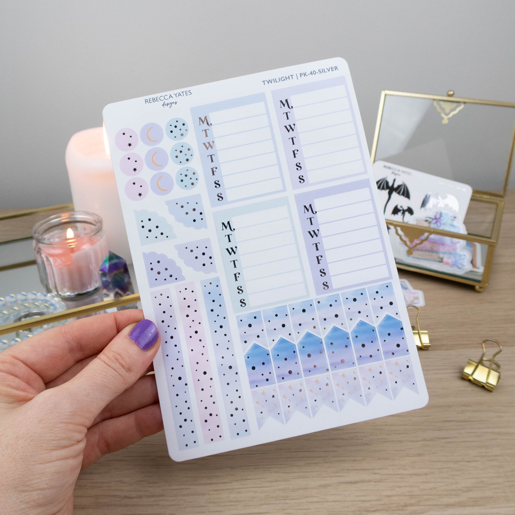 TWILIGHT - BIG CREATIVE STICKER BUNDLE - Rebecca Yates