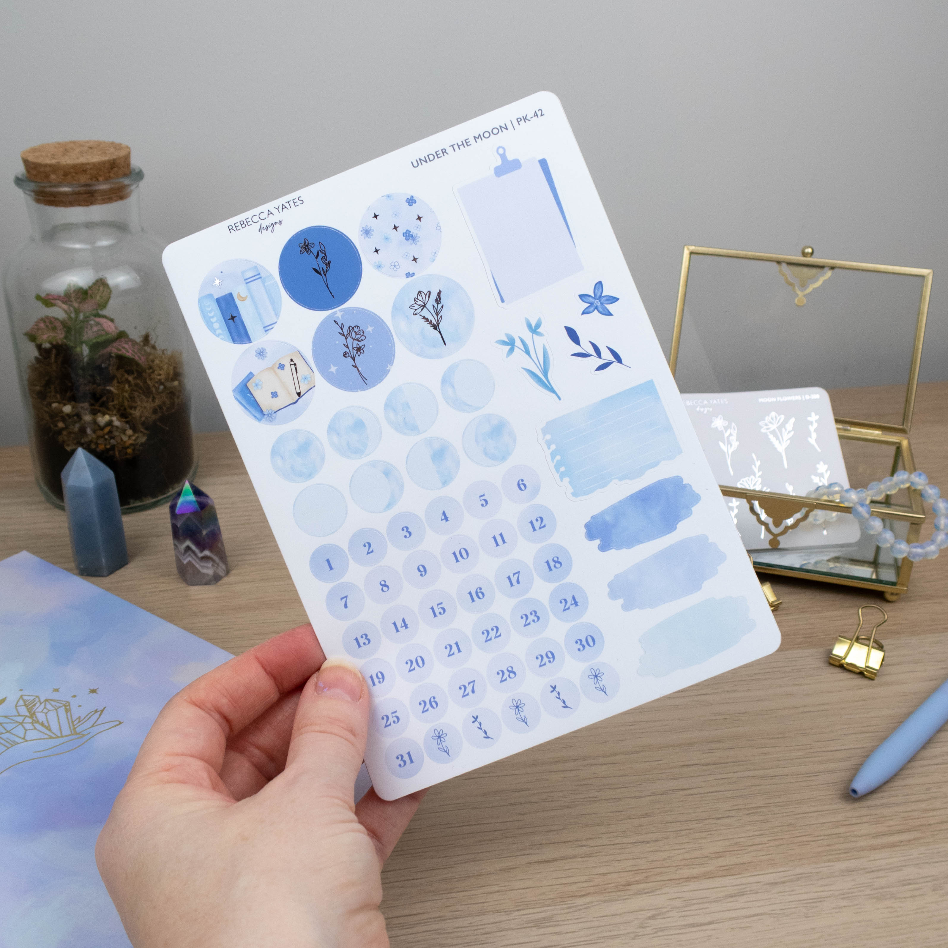 UNDER THE MOON - BIG CREATIVE STICKER BUNDLE - Rebecca Yates