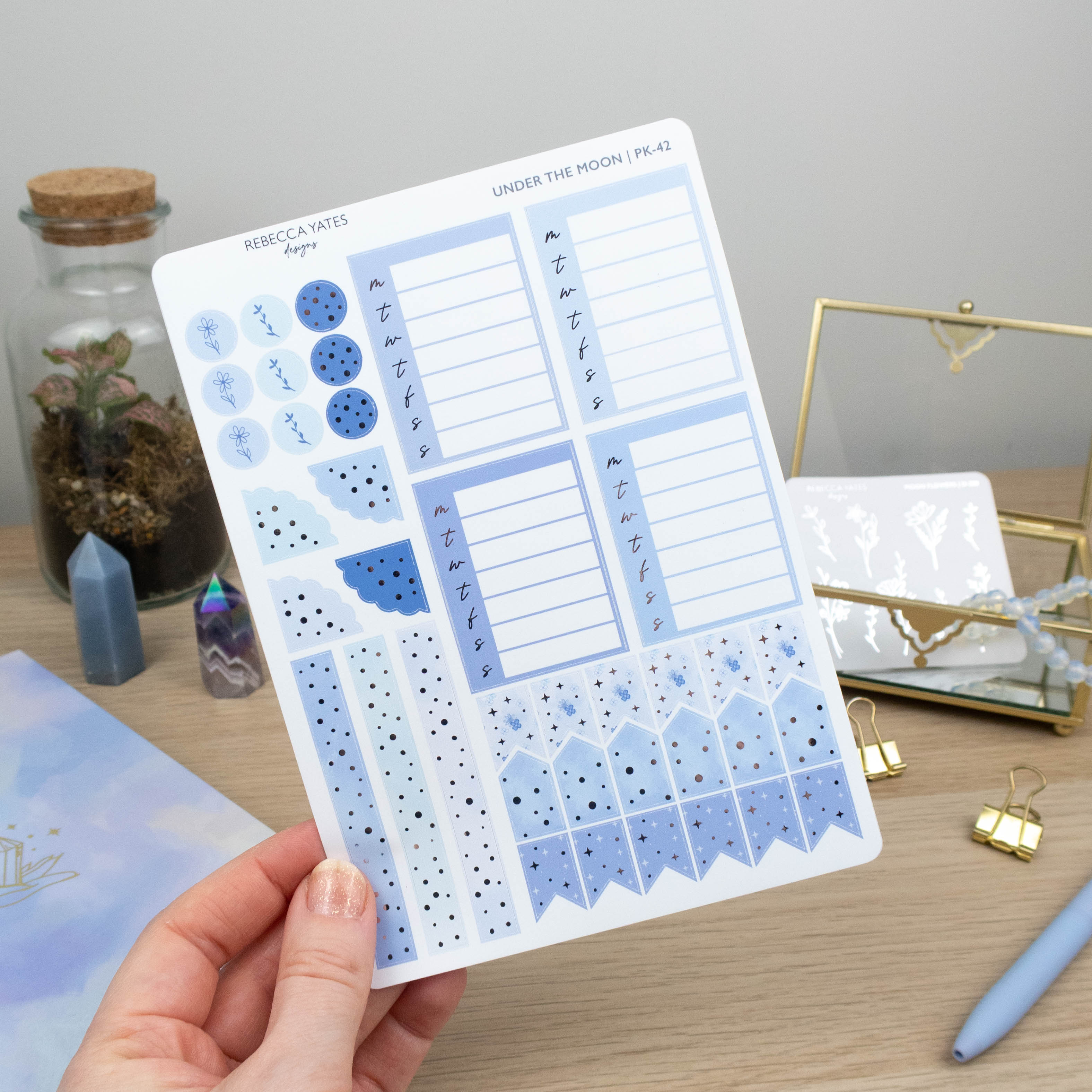 UNDER THE MOON - BIG CREATIVE STICKER BUNDLE - Rebecca Yates