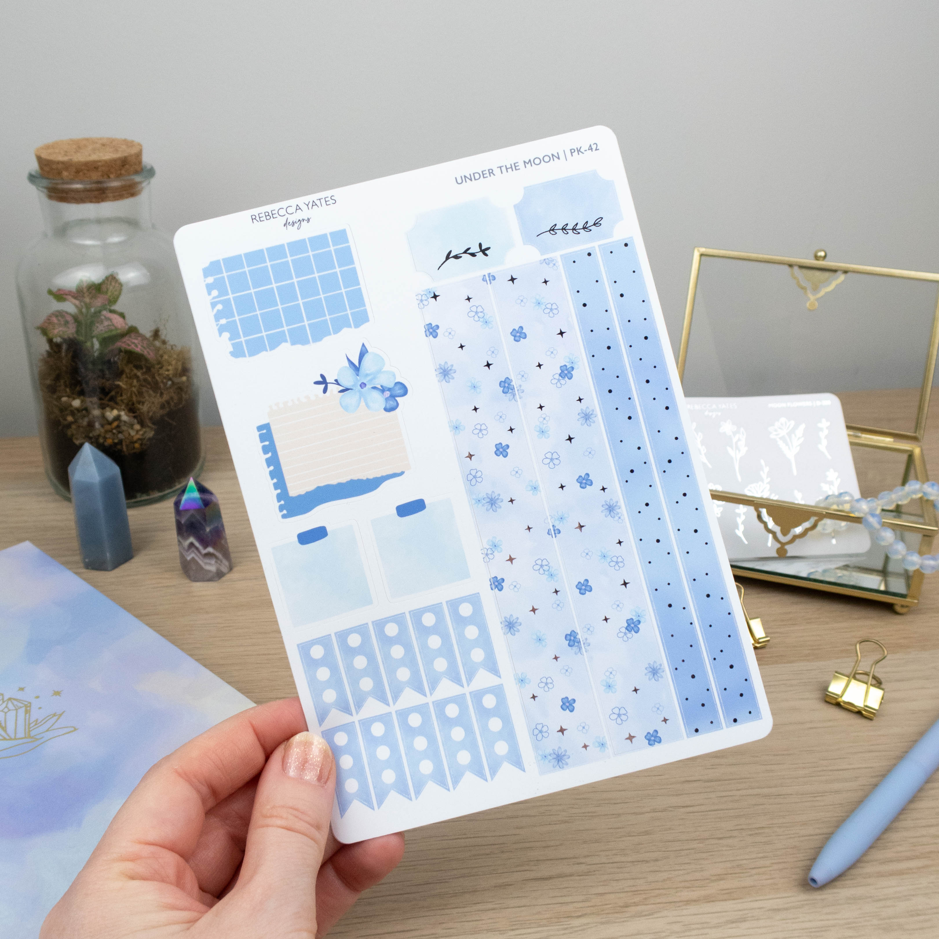 UNDER THE MOON - BIG CREATIVE STICKER BUNDLE - Rebecca Yates