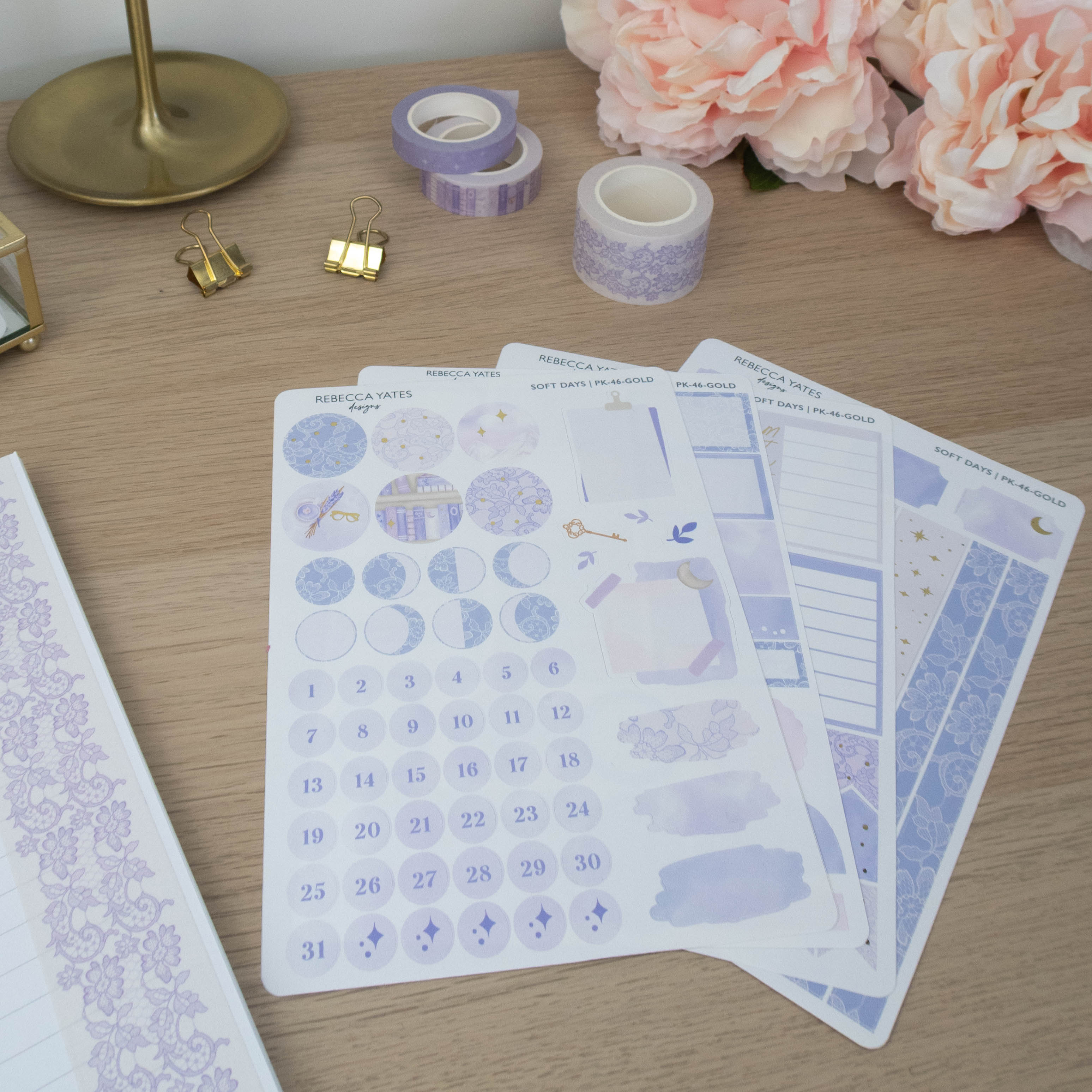 SOFT DAYS - CLASSIC PLANNING KIT - Rebecca Yates