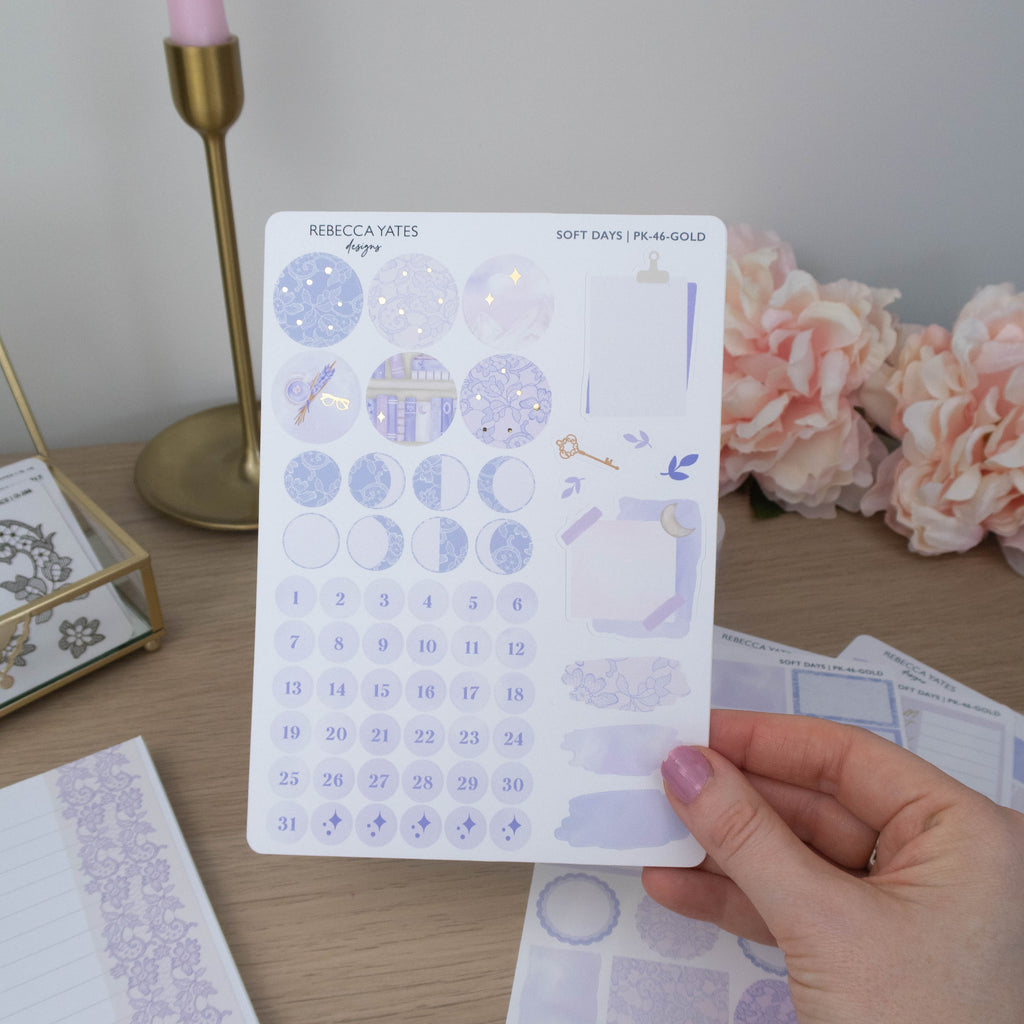 SOFT DAYS - BIG CREATIVE STICKER BUNDLE - Rebecca Yates