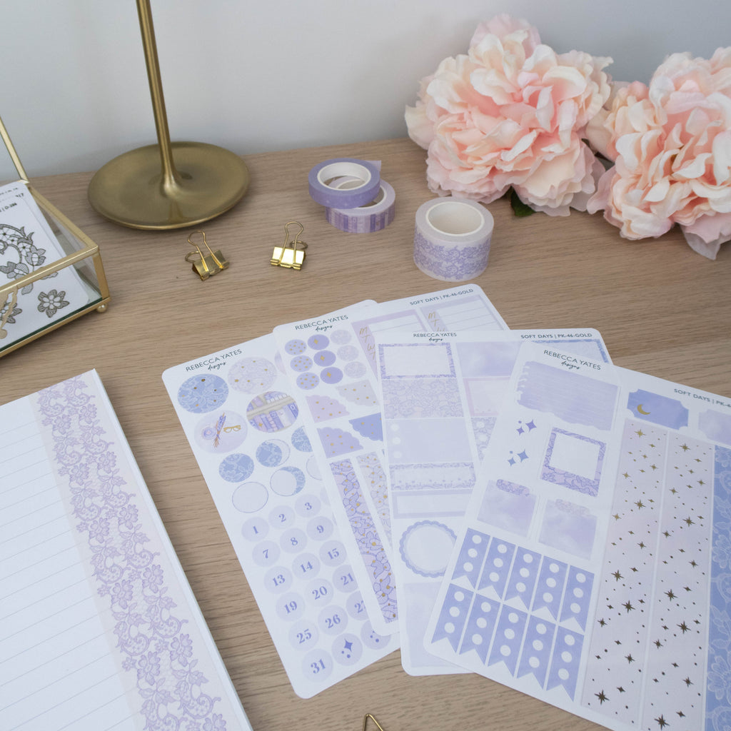 SOFT DAYS - BIG CREATIVE STICKER BUNDLE - Rebecca Yates
