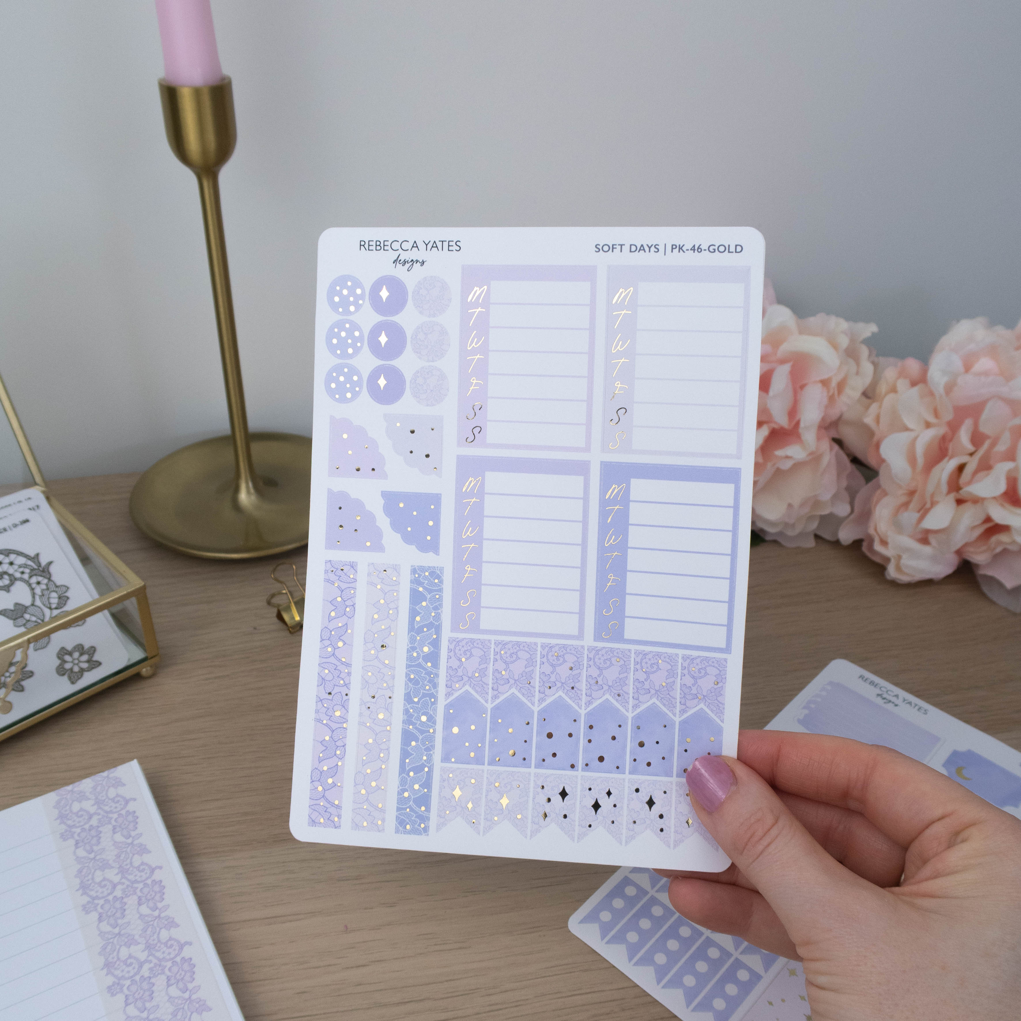 SOFT DAYS - BIG CREATIVE STICKER BUNDLE - Rebecca Yates