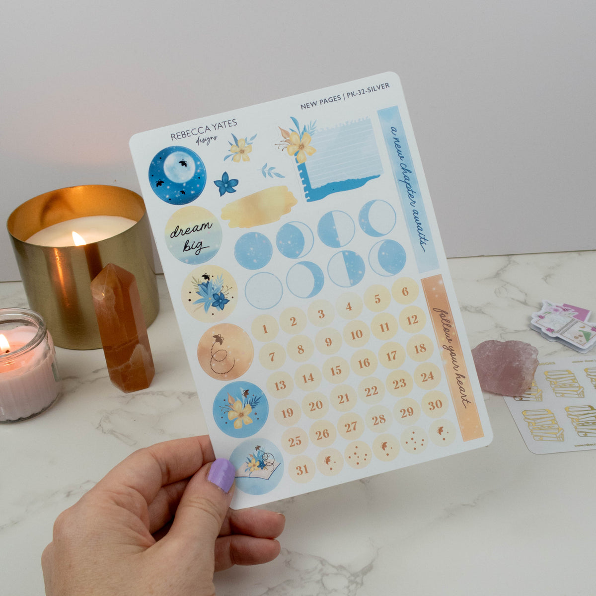 NEW PAGES- CLASSIC PLANNING KIT - Rebecca Yates
