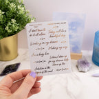 MAKING MY WAY - FOILED PLANNER STICKERS - Rebecca Yates