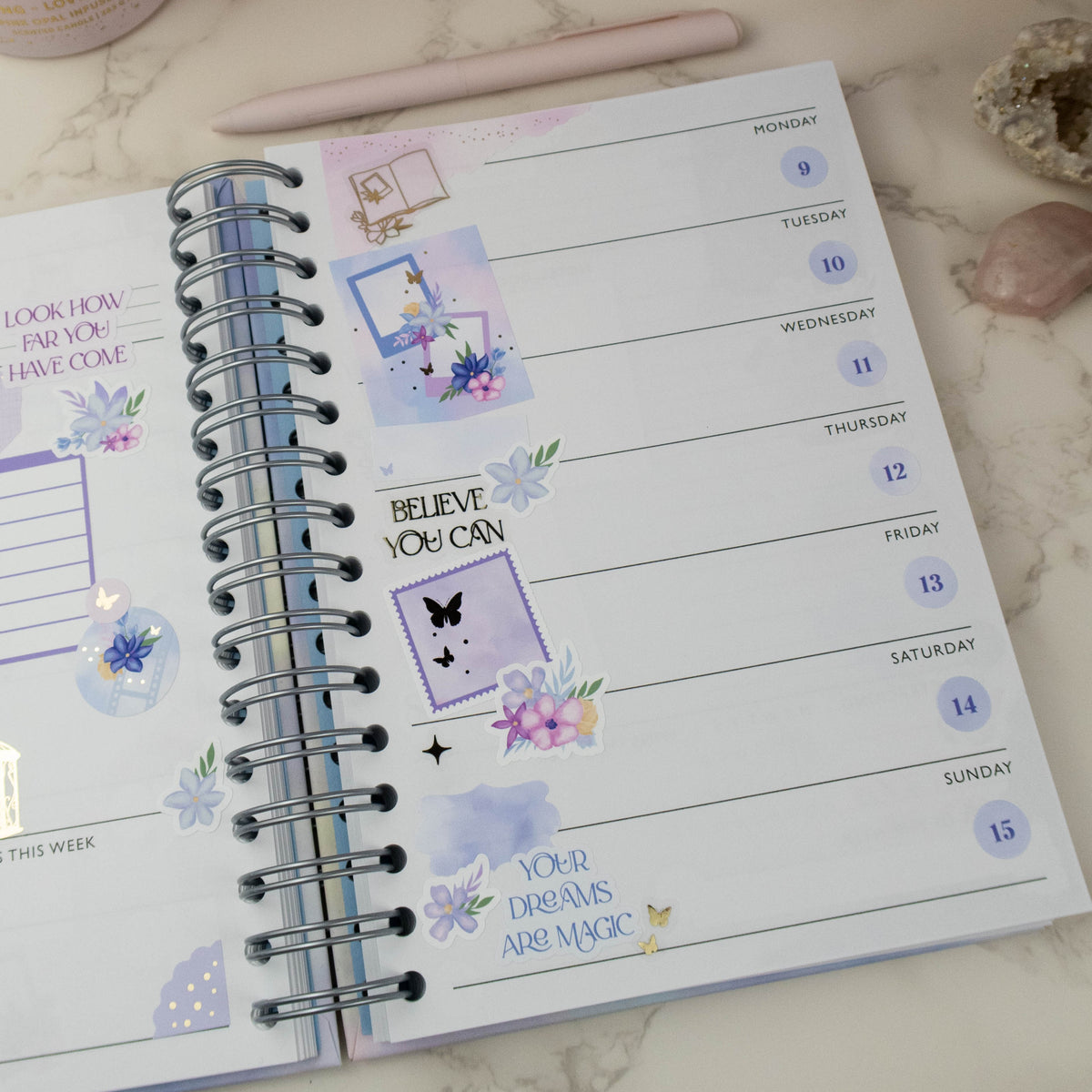 DREAMS ARE MAGIC - FOILED PLANNER STICKERS - Rebecca Yates
