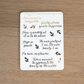 ABUNDANCE IS EVERYWHERE - FOILED PLANNER STICKERS - Rebecca Yates