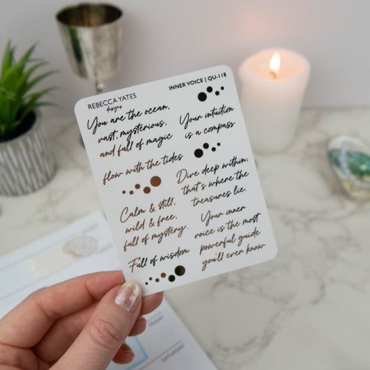 INNER VOICE - FOILED PLANNER STICKERS