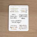 ESCAPE THE ORDINARY - FOILED PLANNER STICKERS - Rebecca Yates