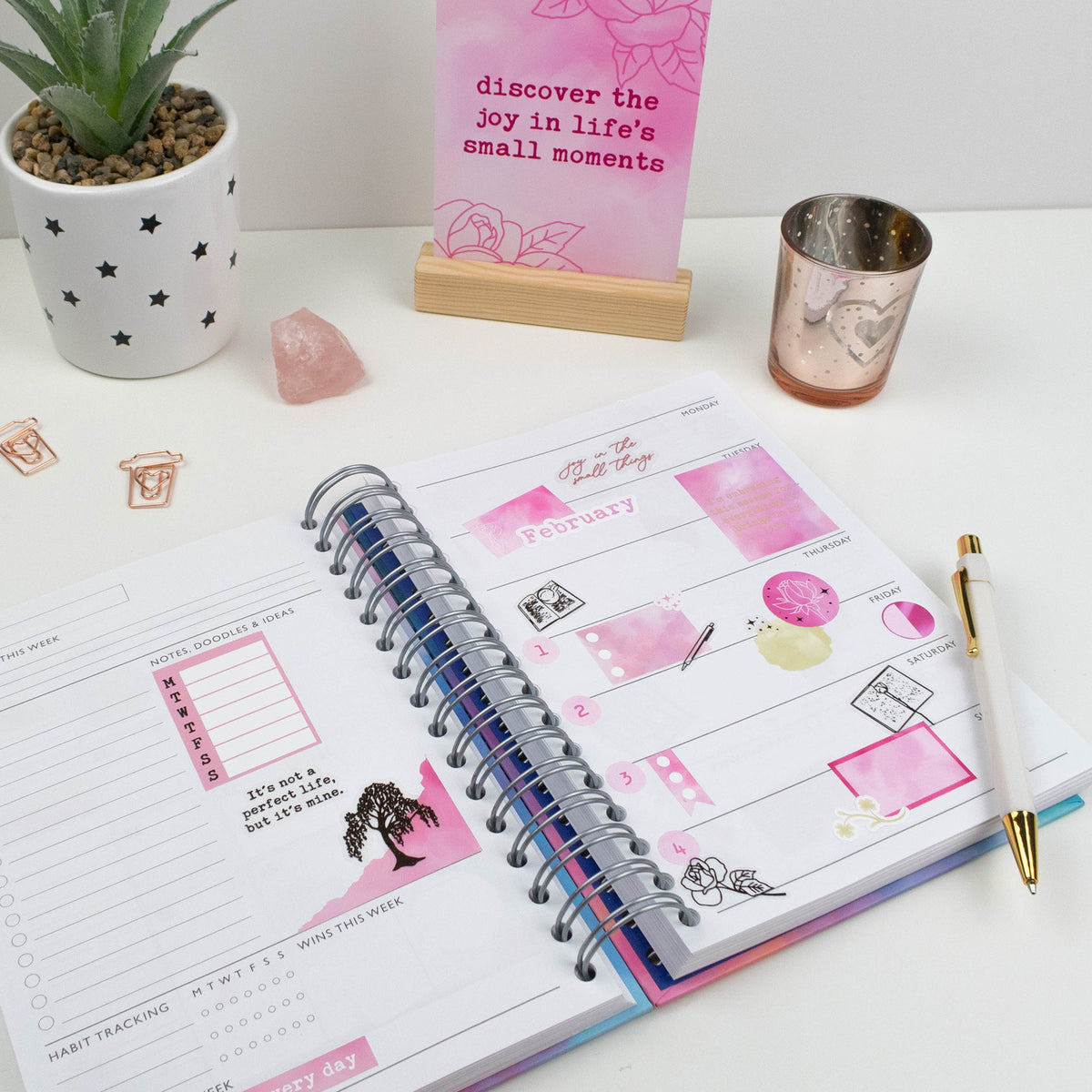 JOURNALS - FOILED PLANNER STICKERS - Rebecca Yates