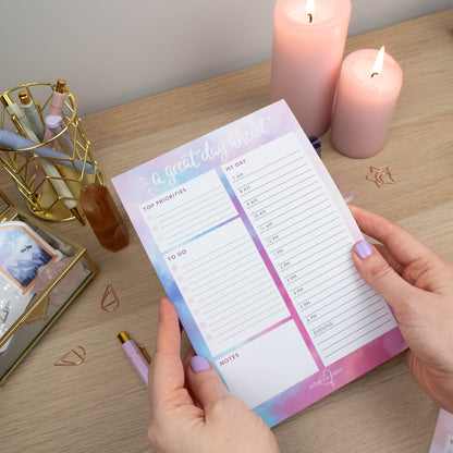 A GREAT DAY AHEAD - DAY PLANNER PAD (OPAL)