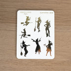 GLAM WITCH - FOILED PLANNER STICKERS - Rebecca Yates