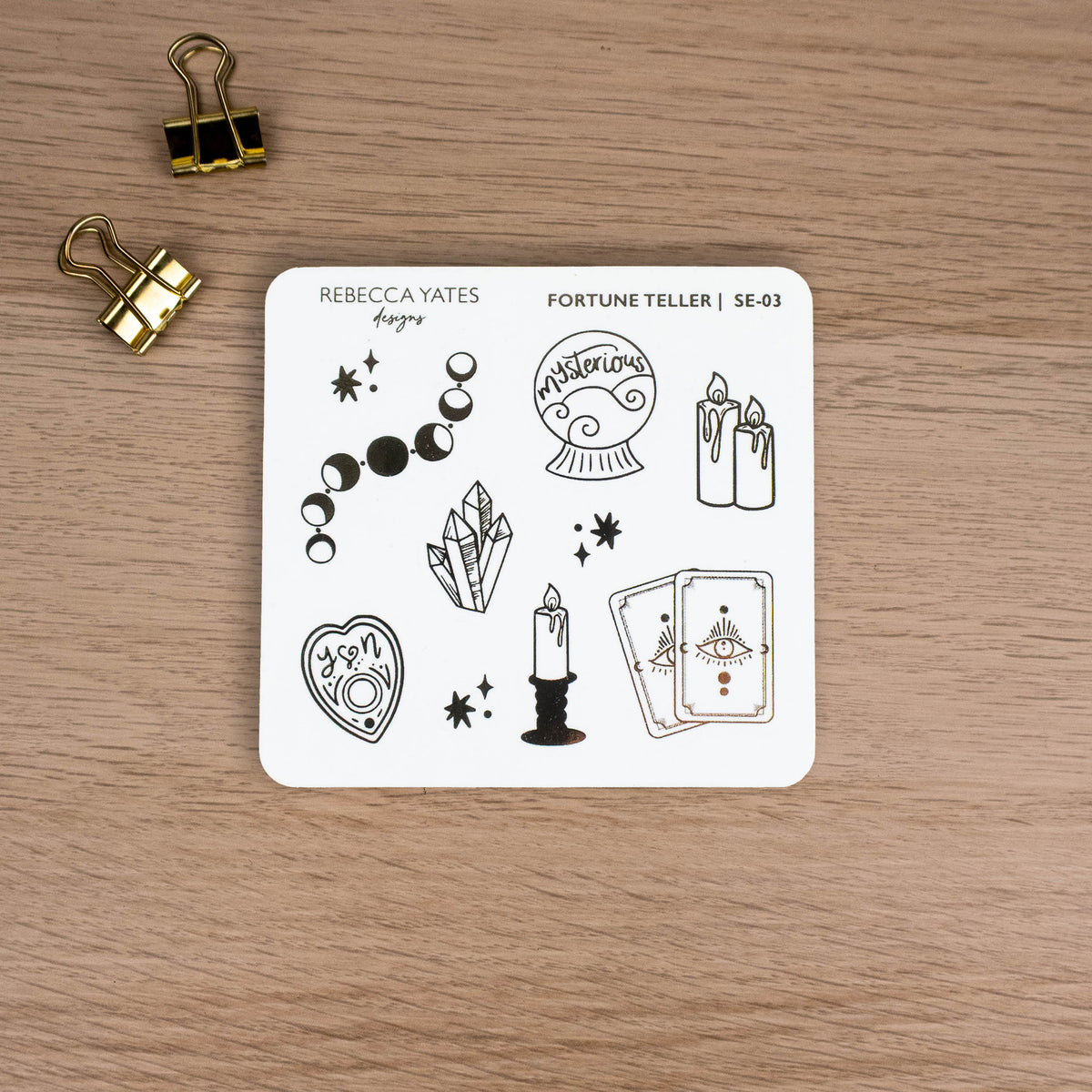 FORTUNE TELLER - FOILED PLANNER STICKERS - Rebecca Yates