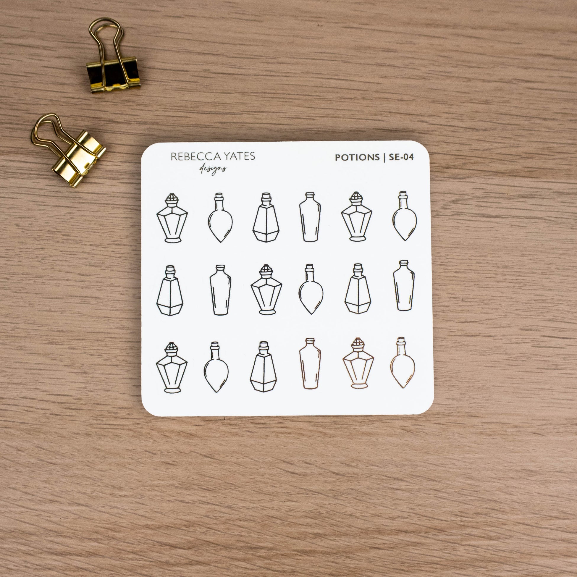 POTIONS - FOILED PLANNER STICKERS - Rebecca Yates