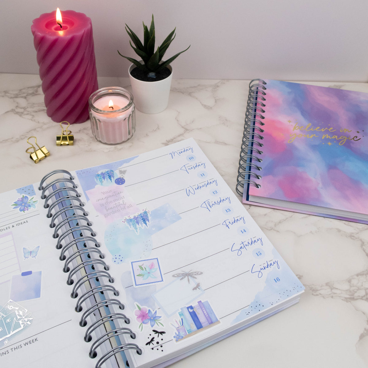 BEAUTIFUL GARDEN - FOILED PLANNER STICKER QUOTES - Rebecca Yates
